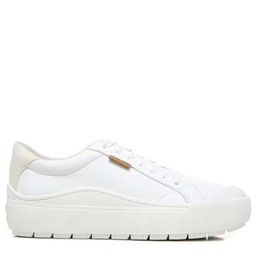 Dr. Scholl's Women's White Slip On Platform Sneakers