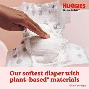 Huggies Special Delivery Hypoallergenic Baby Diapers Size 4 (22-37 lbs), 140 Ct, Fragrance Free, Safe for Sensitive Skin