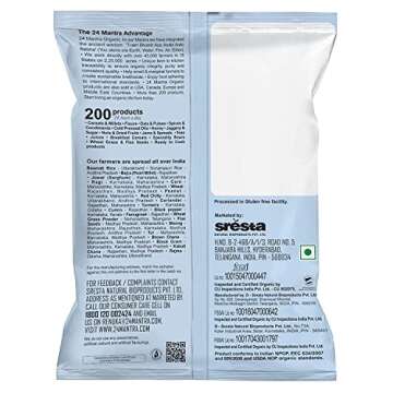 Organic Rice Flour Pure White - Rice Atta - ★ USDA Certified Organic - ★ European Union Certified Organic - ★ Pesticides Free - ★ Adulteration Free - ★ Sodium Free - 2 lb - 24 Mantra Organic