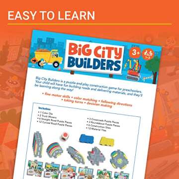 Ravensburger Big City Builders - Engaging Preschool Puzzle and Play Construction Game | Skill Development | Fun and Educational | Trusted Quality | Ideal for Ages 3 and Up