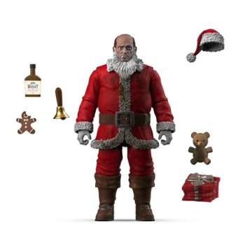 Fresh Monkey Fiction Naughty or Nice Collection Mall Santa 1:12 Fully Articulated Action Figure