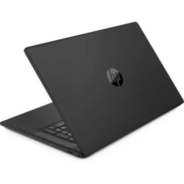 HP 17z-cp200 17.3-inch HD+ Laptop Computer RGB AMD Athlon Gold AMD Radeon Graphics 8GB DDR4 RAM 128GB SSD BrightView SVA 250 nits WiFi Bluetooth USB Type-C HDMI Windows 11 Home Jet Black (Renewed)