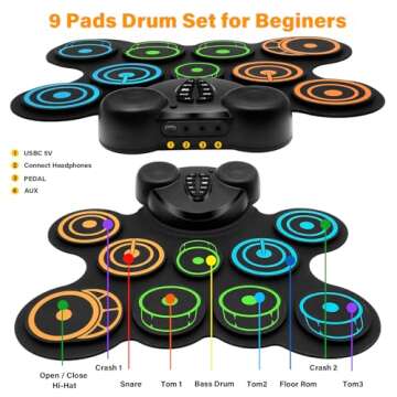 BESFAN Electronic Drum Pad Set for Kids