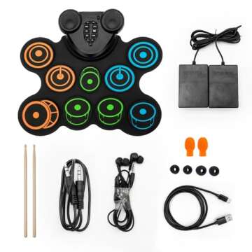 BESFAN Electronic Drum Pad Set for Kids