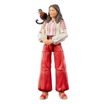 Indiana Jones and The Raiders of The Lost Ark Adventure Series Marion Ravenwood Toy, 6-inch Action Figures, Kids Ages 4 and Up