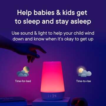 Hatch Rest Baby Sound Machine, Night Light | 2nd Gen | Registry Essential, Sleep Trainer, Routine Builder, Time-to-Rise Alarm Clock, White Noise Soother, Nursery Stories, Toddler Kids Bedroom (Wi-Fi)