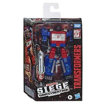 Transformers Toys Generations War for Cybertron Deluxe Wfc-S49 Crosshairs Figure - Siege Chapter - Adults & Kids Ages 8 & Up, 5