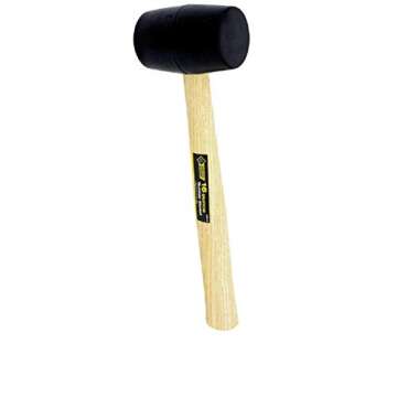 Durable 16 oz Rubber Mallet by Steel Grip | Perfect for Soft Strikes