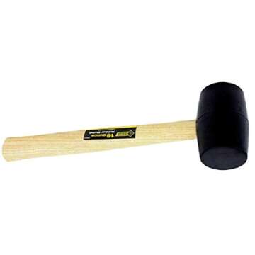 Steel Grip 16 oz Rubber Mallet for Soft Strikes