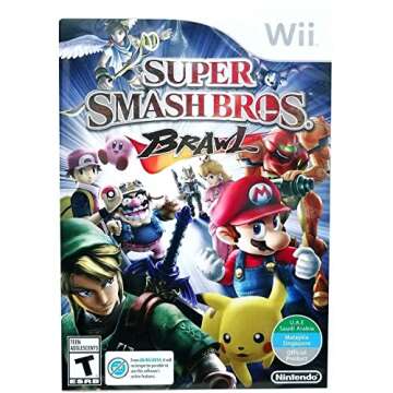 Wii Super Smash Bros. Brawl - World Edition (Renewed) - Epic Multiplayer Fun!