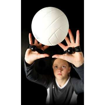 Tandem Sport Set Rite, Volleyball Setting Technique Training Aid, Prevents Excessive Hand Contact (2 Straps)