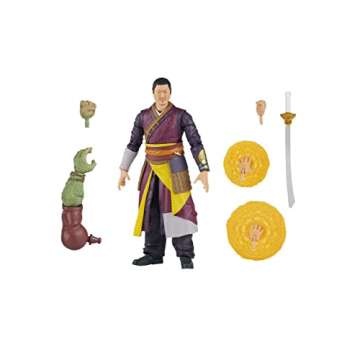 Marvel Legends Series Doctor Strange in The Multiverse of Madness 6-inch Collectible Wong Cinematic Universe Action Figure Toy, 4 Accessories and 1 Build-A-Figure Part