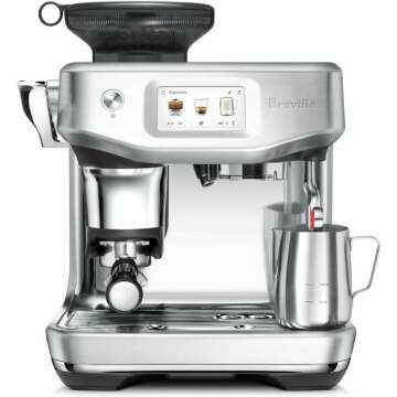 Breville Barista Touch Impress Espresso Machine BES881BSS, Brushed Stainless Steel