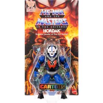 Masters of the Universe Origins Action Figure Cartoon Collection Hordak 5.5-inch 1980s TV Evil Horde Villain, 16 Points Articulation, Mini-Comic