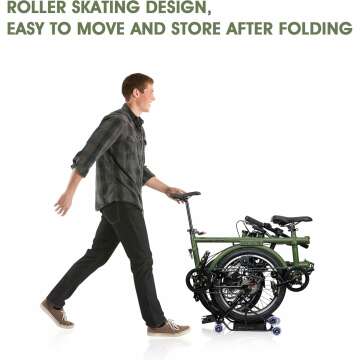 Folding Tandem Bike - 7 Speed with Dual Drive