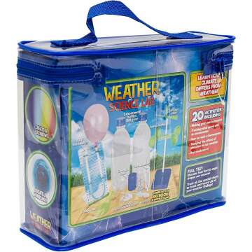 Be Amazing! Toys Weather Science Lab - Kids Weather Science Kit with 20 All Season Projects - Educational STEM Kits for Boys & Girls - Scientific Meteorology Toys for Children Age 8+