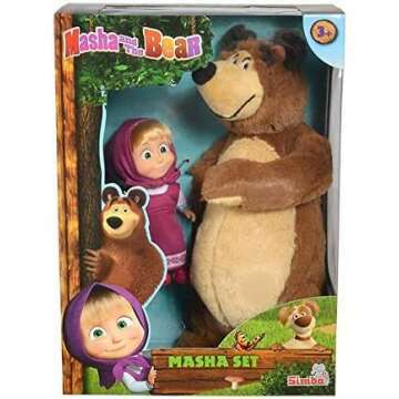 Masha & Bear Plush Set