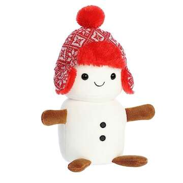 Aurora® Festive Holiday Land of Lils™ Lil' Flurry™ Stuffed Animal - Seasonal Cheer - Heartwarming Gifts - White 11 Inches