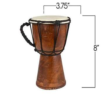 Drums Djembe Drum Djembe jembe is a Rope- goat skin Covered Goblet Drum Played by Hands West Africa style (4x8) Designed in the USA