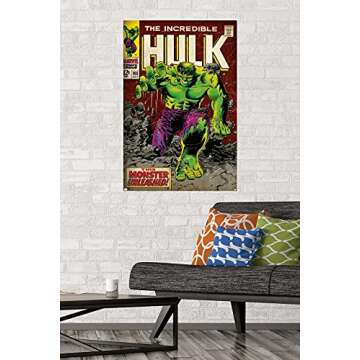 Trends International Marvel Comics - Hulk - Incredible Hulk #105 Wall Poster, 22.37" x 34.00", Premium Unframed Version