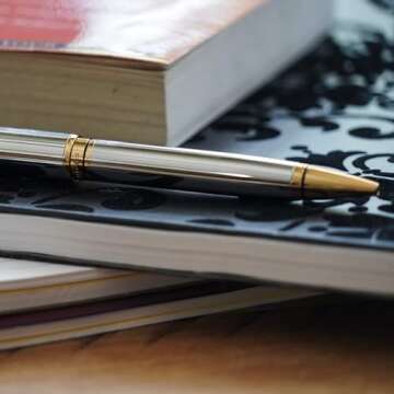 Luxury Cross Coventry Chrome & Gold Ballpoint Pen