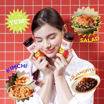 SEOUL SISTERS KIMCHI SEASONING MIX, 3.5 oz (100g) 1EA - Rich in Probiotics, Perfect for BBQ, Meat, Chicken, and Vegetables