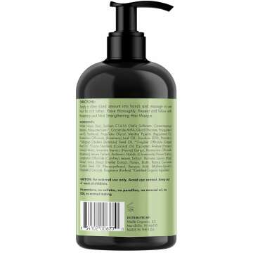 Mielle Organics Rosemary Mint Shampoo 12oz - Strengthens