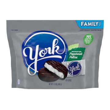 YORK Dark Chocolate Peppermint Patties Family Pack