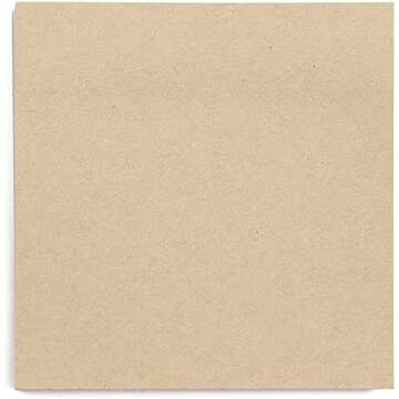 Juvale 6-Pack Kraft Paper Sticky Notes 3x3 inch, Brown Self-Adhesive Memo Notepad Set, Self-Stick Note Pads for Office Work, Home, School, Teachers, 100 Sheets Per Pad