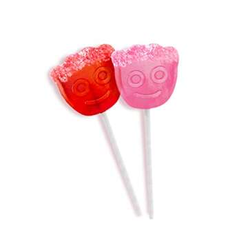 SOUR PATCH KIDS Lollipop with Sour Candy Dipping Powder Valentines Day Candy, 20 Lollipops