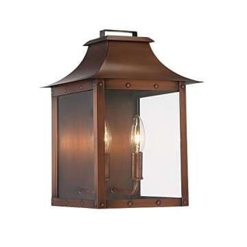 Acclaim 8414CP Two Outdoor Light Fixture, Copper