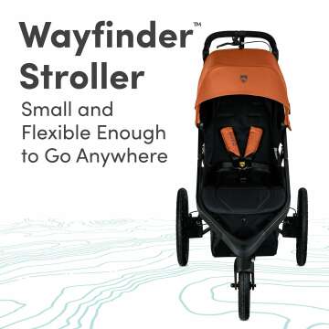 BOB Gear Wayfinder Jogging Stroller with Snack Tray