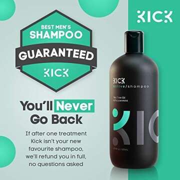 Kick Men’s Shampoo - Refreshing Sulfate-Free Formula