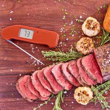 ThermoWorks Thermapen ONE, No. 1 Recommended Instant-Read Thermometer - Cayenne Pepper