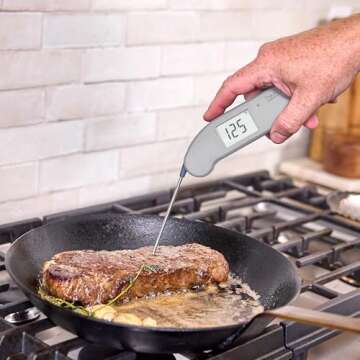 ThermoWorks Thermapen ONE, No. 1 Recommended Instant-Read Thermometer - Cayenne Pepper