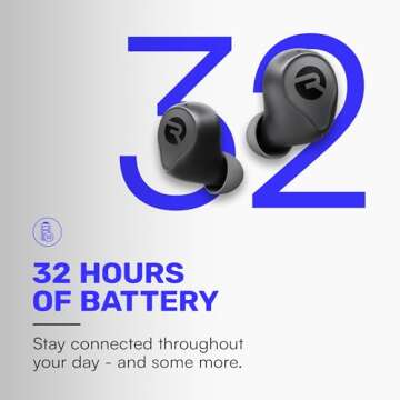 Raycon Everyday Earbuds 2024 - Bluetooth Active Noise Cancelling