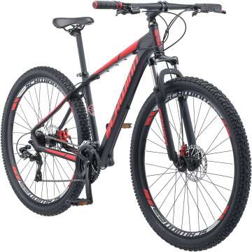 Schwinn Bonafide Mountain Bike for Men & Women - 24-Speed, Front Suspension