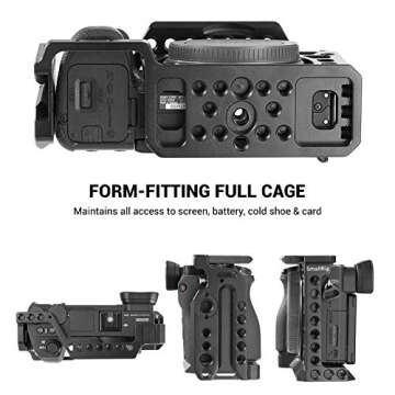 SMALLRIG Cage for Sony Alpha A6300 A6500/ILCE 6500 4K Digital Mirrorless Camera - 1889