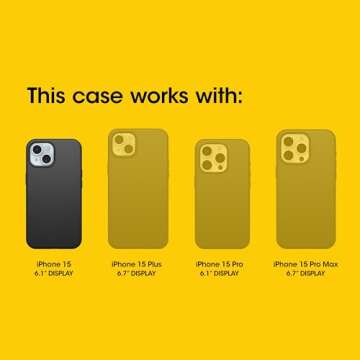 OtterBox iPhone 15, iPhone 14, and iPhone 13 Commuter Series Case - Black, Slim & Tough, Pocket-Friendly, with Port Protection