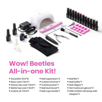 Beetles Gel Nail Polish Kit – DIY Nail Art Essentials