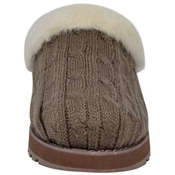 Skechers BOBS Women's Keepsakes Ice Angel Slipper - Taupe/Natural, 6 M US