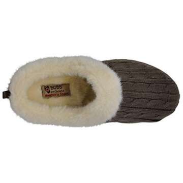 Skechers BOBS Ice Angel Slipper for Women, Taupe