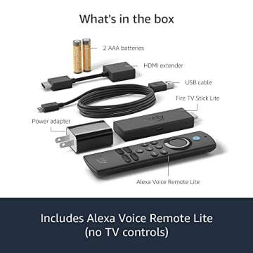 Refurbished Fire TV Stick Lite with Alexa Voice Remote