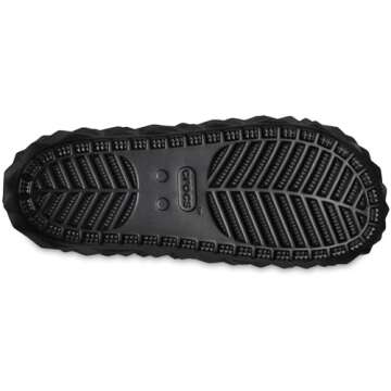 Classic Geometric Slide v2 in Black by Crocs