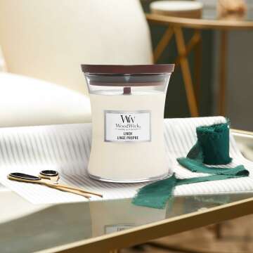 WoodWick Coastal Sunset Candle - Premium Soy & Wood Wick