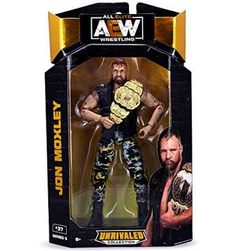 All Elite Wrestling Unrivaled Collection Jon Moxley - 6.5-Inch AEW Action Figure - Series 5