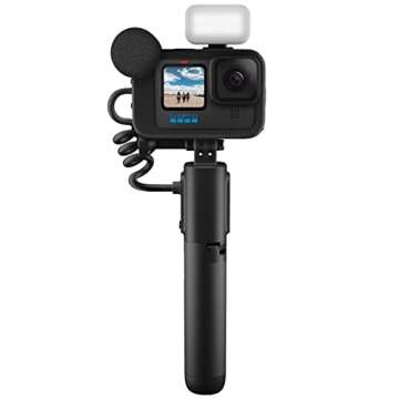 GoPro HERO11 Black Creator Edition - Includes HERO11 , Volta (Battery Grip, Tripod, Remote), Media Mod, Light Mod, Enduro Battery, and Carrying Case