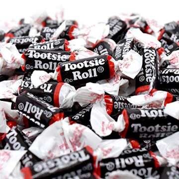 Tootsie Roll Midgees – Chewy Chocolate Gluten-Free Candy Minis – Bulk Bag of Individually Wrapped Candies for Kids, Parties, Classroom – 360 Count (Pack of 1)