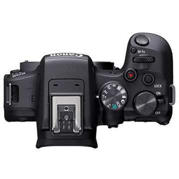 Canon EOS R10 24.2MP Mirrorless Camera with 18-45mm Lens, 64GB Ultra Memory Card, Video Light, Microphone, Filters, U-Grip, Case, Lenses, Software and More (Content Creator Bundle (Renewed)