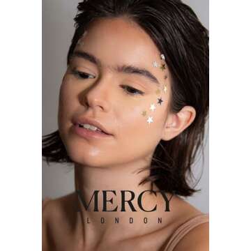 Stars Face Jewel by MERCY LONDON All In One Face Jewels Costume Accessories